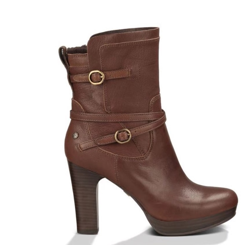 Ugg High Heel Brown ‘Olivia’ Boots